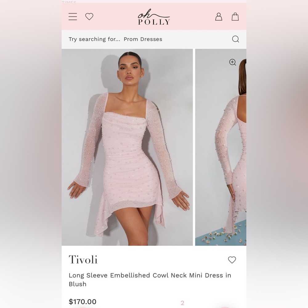 Oh Polly pink dress 💓